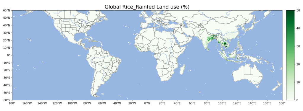global rice landuse map