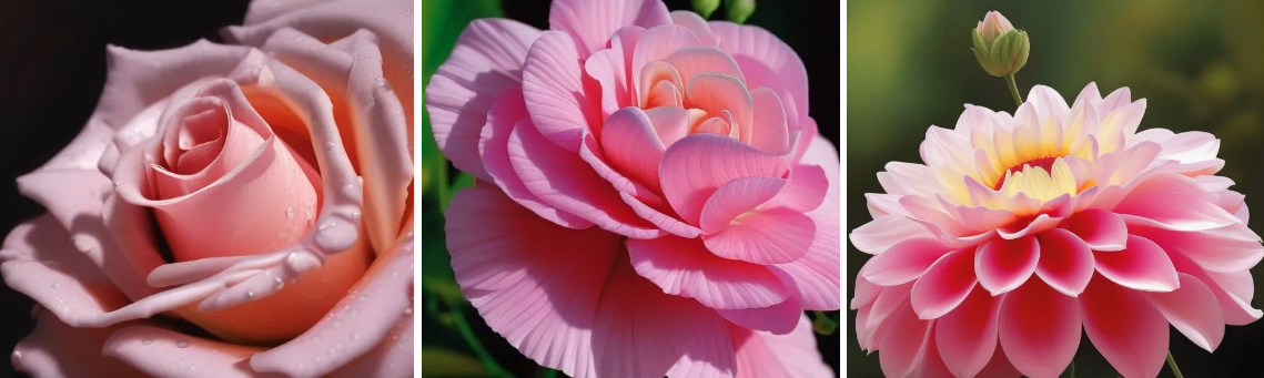 flosers rose carnation dahlia