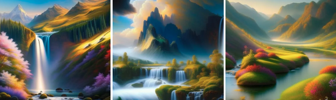beautiful landscape painting