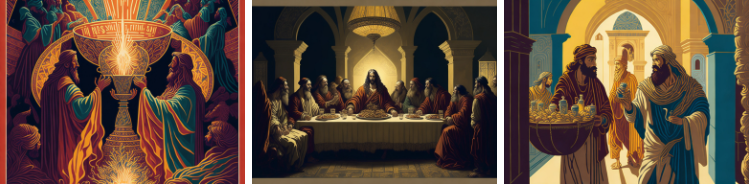 Stunning AI Art Paintings of Popular Bible Stories:The Last Supper