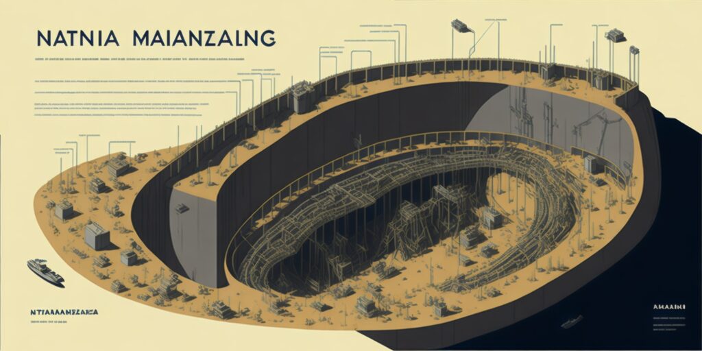 Experts analyze satellite images and reveal the extensive underground construction taking place at the new Natanz facility. Multiple entrances are observed, and large dirt mounds suggest the depth of the tunnel system, estimated to be between 80m and 100m. The construction's depth raises concerns about the effectiveness of conventional weapons in destroying the facility, potentially leading to the need for specialized bunker buster bombs.