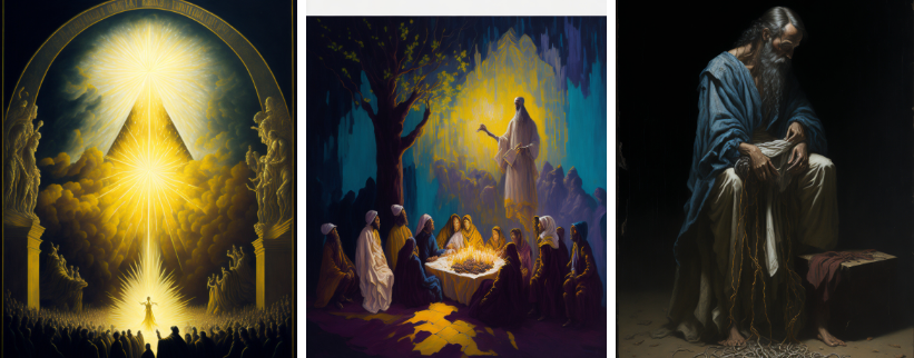 Stunning Paintings of Popular Bible Stories:The Ten Commandments