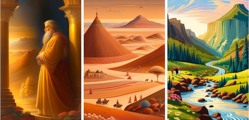 Stunning Paintings of Popular Bible Stories:The Move to Canaan