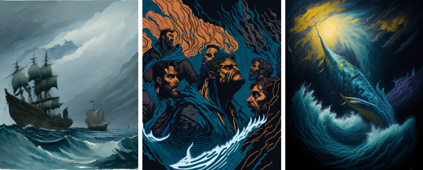 Stunning Paintings of Popular Bible Stories:Jonah and the Whale